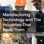 Manufacturing Technology and The Industries That Need Them