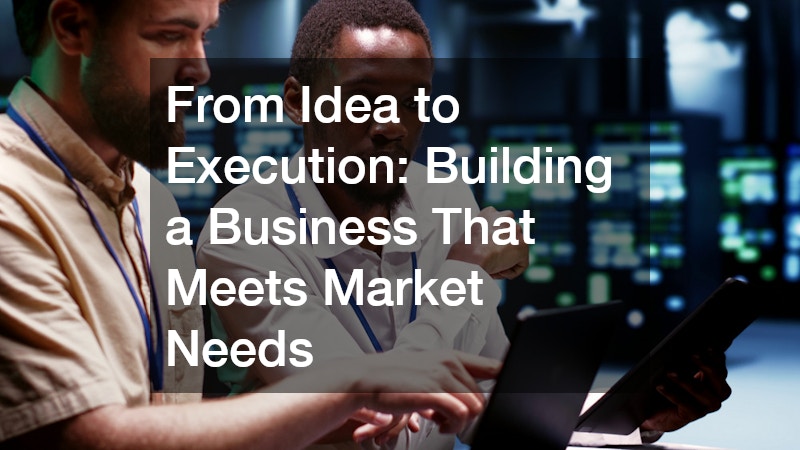 From Idea to Execution  Building a Business That Meets Market Needs